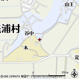 茨城県稲敷郡美浦村山王54周辺の地図