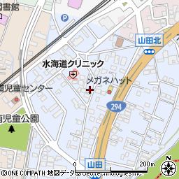 茨城県常総市水海道山田町4569周辺の地図