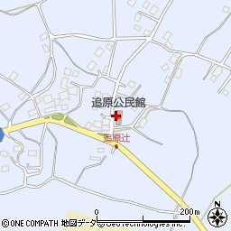 追原公民館周辺の地図