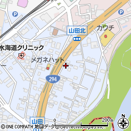 茨城県常総市水海道山田町1118-9周辺の地図