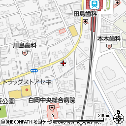 埼玉県白岡市小久喜961-8周辺の地図