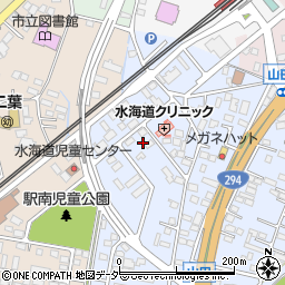 茨城県常総市水海道山田町4580周辺の地図