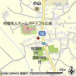 茨城県坂東市小山267周辺の地図