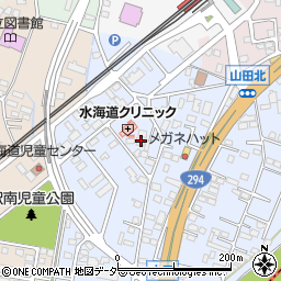 茨城県常総市水海道山田町4568周辺の地図