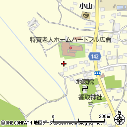 茨城県坂東市小山253周辺の地図