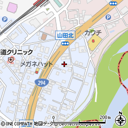 茨城県常総市水海道山田町1119-18周辺の地図