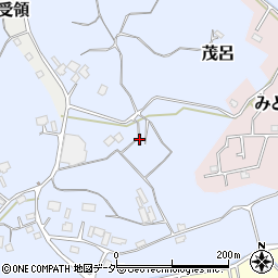 茨城県稲敷郡美浦村茂呂周辺の地図