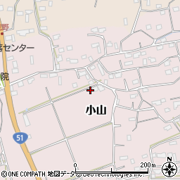 茨城県鹿嶋市小山1186-1周辺の地図