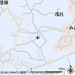茨城県美浦村（稲敷郡）茂呂周辺の地図