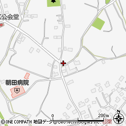 茨城県稲敷郡阿見町若栗2054周辺の地図