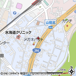 茨城県常総市水海道山田町1520-2周辺の地図