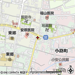 東郷大橋周辺の地図