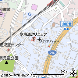 茨城県常総市水海道山田町4557周辺の地図