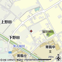 埼玉県白岡市上野田198周辺の地図