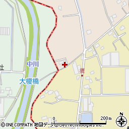 埼玉県春日部市倉常2周辺の地図