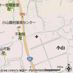 茨城県鹿嶋市小山175周辺の地図