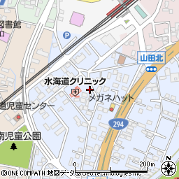 茨城県常総市水海道山田町4556周辺の地図