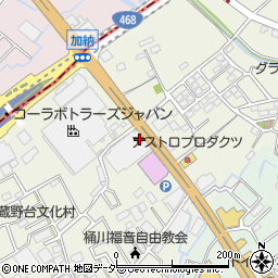 トワーズ桶川店駐車場周辺の地図
