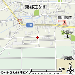 福井県福井市東郷二ケ町周辺の地図