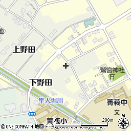 埼玉県白岡市上野田203周辺の地図