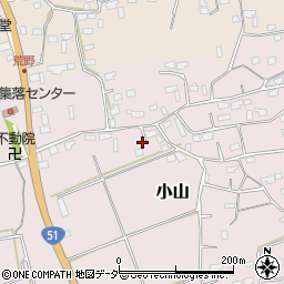 茨城県鹿嶋市小山205周辺の地図