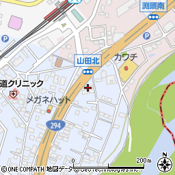 茨城県常総市水海道山田町1121周辺の地図