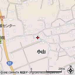 茨城県鹿嶋市小山206-1周辺の地図