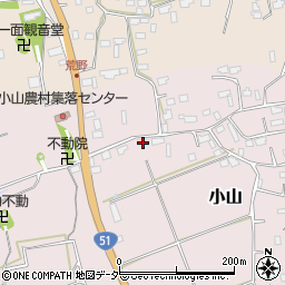 茨城県鹿嶋市小山176周辺の地図