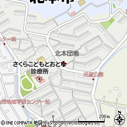 埼玉県北本市栄周辺の地図