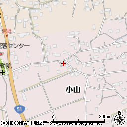 茨城県鹿嶋市小山206周辺の地図