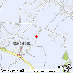 茨城県稲敷郡阿見町追原周辺の地図