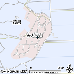 茨城県稲敷郡美浦村みどり台周辺の地図
