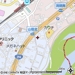 茨城県常総市水海道山田町1083-2周辺の地図