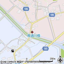 茨城県行方市根小屋181周辺の地図