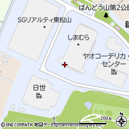 埼玉県東松山市坂東山周辺の地図