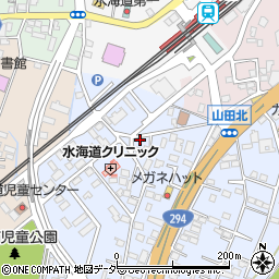 茨城県常総市水海道山田町1524周辺の地図