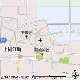 福井県福井市上細江町25-22周辺の地図
