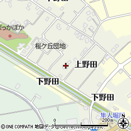 埼玉県白岡市上野田258周辺の地図