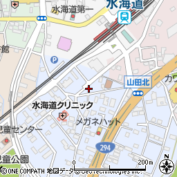 茨城県常総市水海道山田町1534周辺の地図