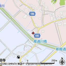 茨城県行方市根小屋194-6周辺の地図