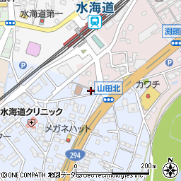 茨城県常総市水海道山田町1545周辺の地図