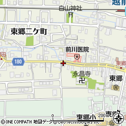 東郷橋詰周辺の地図