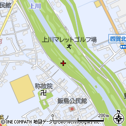 上川周辺の地図