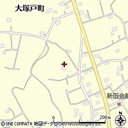 茨城県常総市大塚戸町1525周辺の地図