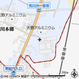 茨城県土浦市荒川沖1周辺の地図