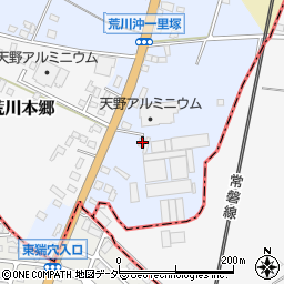 茨城県土浦市荒川沖1-33周辺の地図