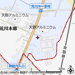 茨城県土浦市荒川沖1-26周辺の地図