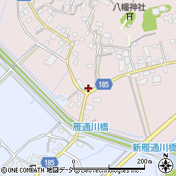 茨城県行方市根小屋196-1周辺の地図