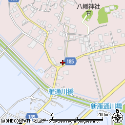 茨城県行方市根小屋226-1周辺の地図