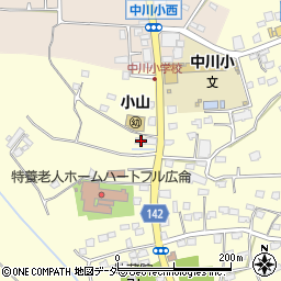 茨城県坂東市小山198周辺の地図
